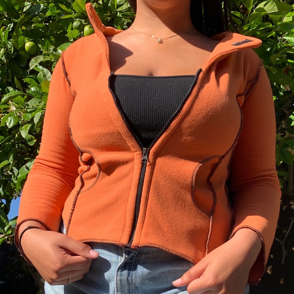 SOLD•Handmade zip up jacket